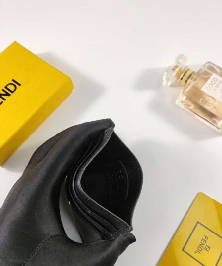 Alternative view of Fendi Card Case Flat black For Men 4in/10cm FF 8M0445A18BF0KUR