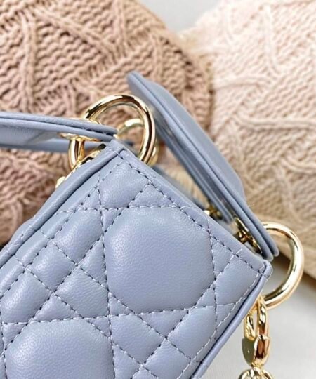 Alternative view of Christian Dior Mini Lady Dior Bag Blue For Women 6.5in/17cm CD M0505SLOI