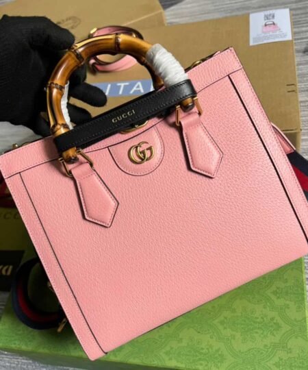 Alternative view of Gucci Diana Small Tote Bag Pink For Women, Women's Bags 11in/27cm GG