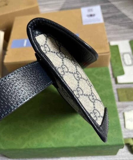 Alternative view of Gucci Ophidia Belt Bag Beige And Blue GG Supreme Canvas For Men 8.7in/22cm GG 674081 96IWN 4076