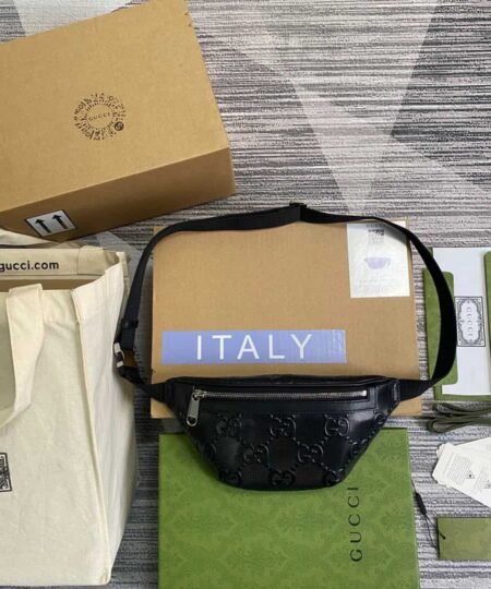 Alternative view of Gucci GG Embossed Belt Bag Black GG Embossed For Men 9.1in/23cm