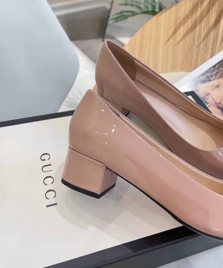 Alternative view of Gucci Women's Blondie Mid-Heel Pump Pink For Women GG