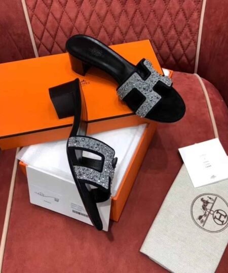 Alternative view of Hermes Oasis Sandal Black For Women, Women's Shoes H192001Z 52370