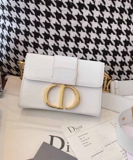 Alternative view of Christian Dior Mini 30 Montaigne Bag 7in/18cm Gold Hardware Calfskin Leather Spring/Summer Collection