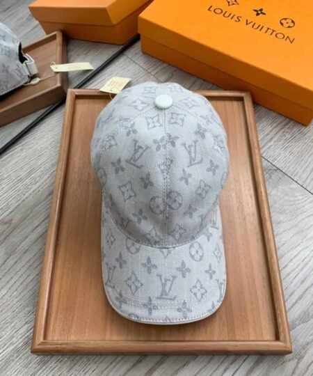 Louis Vuitton Monogram Jacquard Denim Cap Grey LV Cap