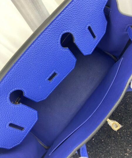 Alternative view of Hermes Birkin Bag 30 Blue Toned Hardware Bag For Women, Women's Handbags, Shoulder Bags 11.8in/30cm