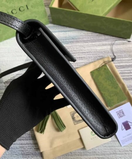 Alternative view of Gucci Mini Bag With Double G Black For Men 7.1in/18cm GG