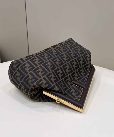 Alternative view of Fendi First Large Brown Canvas For Women, Women's HandBags, Shoulder And Crossbody Bags 12.8in/32.5cm FF 8BP129