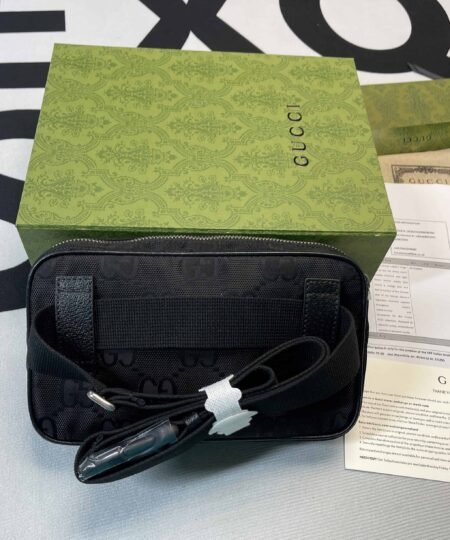 Alternative view of Gucci Gucci Off The Grid Belt Bag Black GG ECONYL® For Men 9.5in/24cm GG 631341 H9HBN 1000