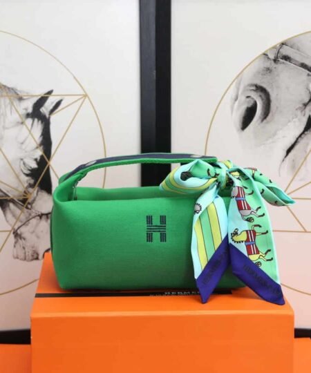 Hermes Bride A Brac Case Green Bag For Women, Women's Handbags, Shoulder Bags 9.8in/25cm