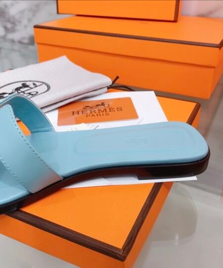 Alternative view of Hermes Oran Sandal Light Blue For Women, Women's Shoes H202230Z