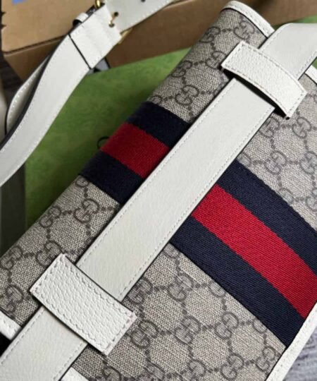 Alternative view of Gucci Ophidia Belt Bag Beige And Ebony GG Supreme Canvas A Material With Low Environmental Impact For Men 8.7in/22cm GG 674081 96IWT 9794
