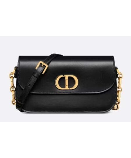 Christian Dior 30 Montaigne Avenue Bag Black For Women 9 in/ 22.5cm M9260UMOA_M900