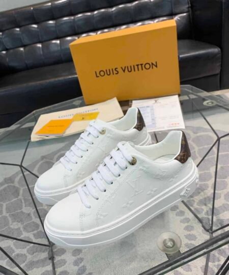 Louis Vuitton Time Out Sneaker White For Women LV 1A9HBD