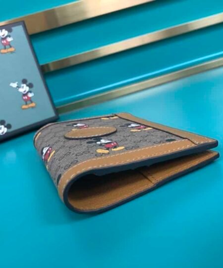 Alternative view of Gucci x Disney Mickey Light Brown Card Case For Men 15cm/5.9in