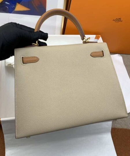 Alternative view of Hermes Kelly 25 Sellier Epsom Etoupe/Brown Bag For Women, Women's Handbags, Shoulder Bags 10in/25cm