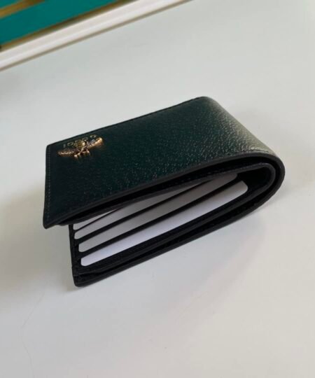Alternative view of Gucci Bee Logo Black Bi-Fold Wallet For Men 11cm/4.3in GG 523664