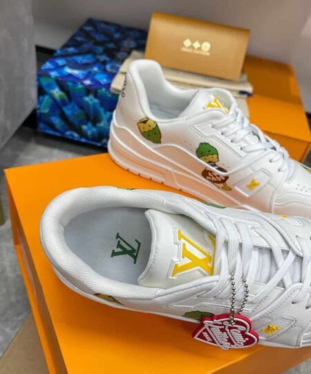 Alternative view of Louis Vuitton LV Trainer Sneaker White By Virgil Abloh For Women LV 1A9JC5