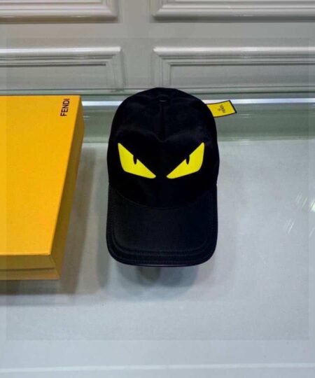 Alternative view of Fendi Baseball Eye Cap Black Fendi Cap