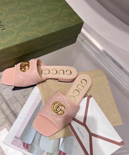 Alternative view of Gucci Women's Slide Sandal With Double G Beige For Women GG