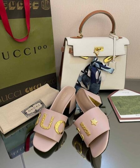 Gucci Women's 'Gucci' Slide Sandal Light Pink For Women GG