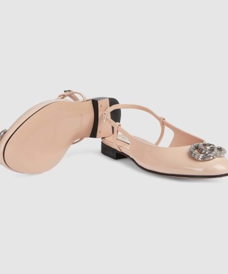 Alternative view of Gucci Ballerina With Double G Pale Pink For Women- 762765 BNC00 6705