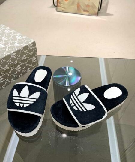 Alternative view of Gucci x Adidas Women's GG Platform Sandal Black For Women GG