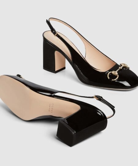 Alternative view of Gucci Horsebit Slingback Black For Women- 794324 BNC00 1000