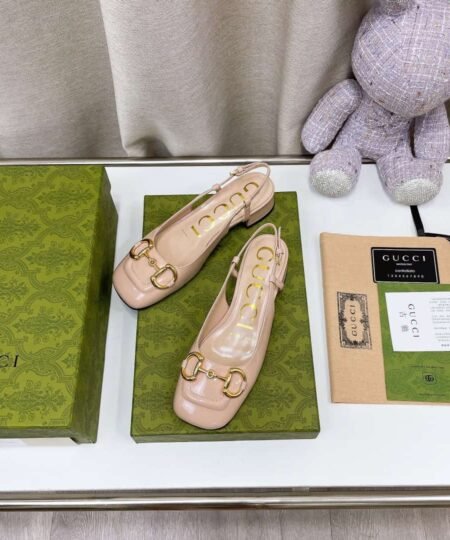 Alternative view of Gucci Women's Slingback With Horsebit Pink For Women GG