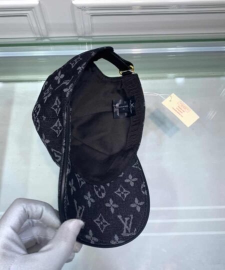 Alternative view of Louis Vuitton Monogram Jacquard Denim Cap Black LV Cap