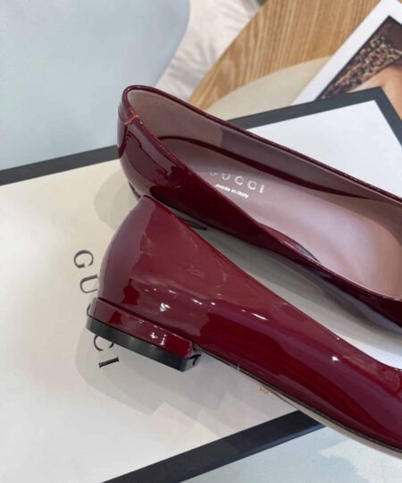 Alternative view of Gucci Women's Ballet Flat With Horsebit Red For Women GG