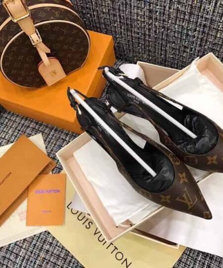Alternative view of Louis Vuitton Cherie Slingback Pump Spring/Summer Collection 1A5BPP Brown