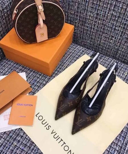 Louis Vuitton Cherie Slingback Pump Spring/Summer Collection 1A5BPP Brown