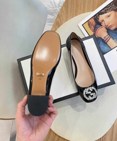 Alternative view of Gucci Women's Blondie Mid-Heel Pump Black For Women GG