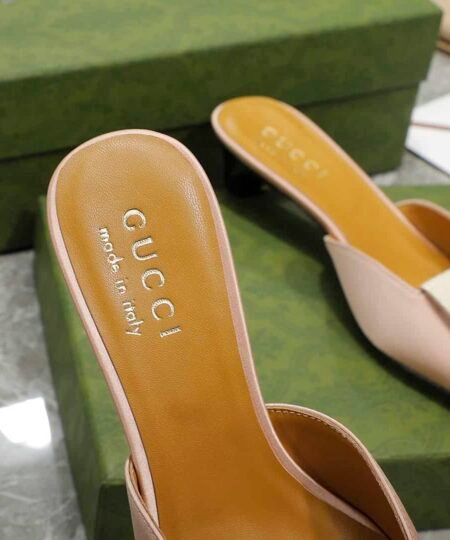 Alternative view of Gucci Slipper Sandals Pink For Women GG