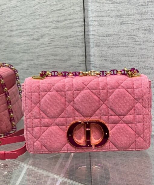 Christian Dior Medium Dior Caro Bag Pink For Women 25.5cm/10in CD M9242WTJF_M929