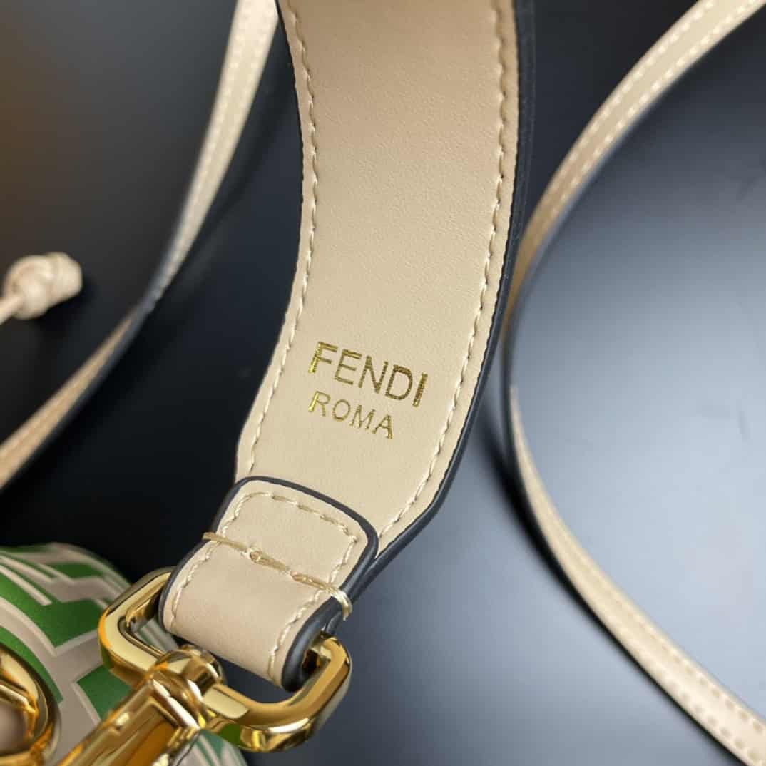 Fendi Mon Tresor Green Mini Bag For Woman 18cm/7in - Image 4