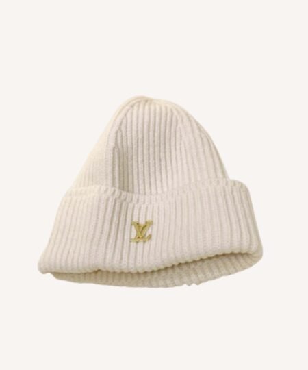 Louis Vuitton Ahead Beanie White For Women