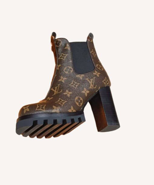 Louis Vuitton Beaubourg Ankle Boot Brown For Women