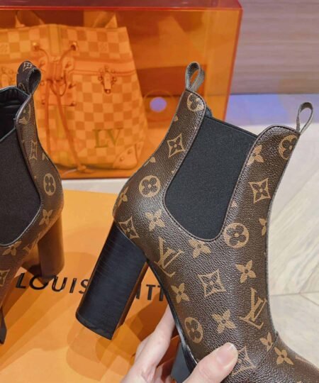 Alternative view of Louis Vuitton Beaubourg Ankle Boot Brown For Women