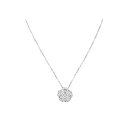 Chanel Bouton De Camelia Necklace Silver Tone For Women J12071, 3599591939884