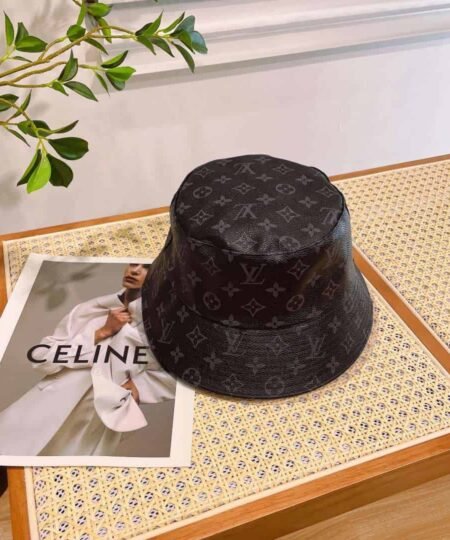 Alternative view of Louis Vuitton Monogram Bucket Hat Black For Women