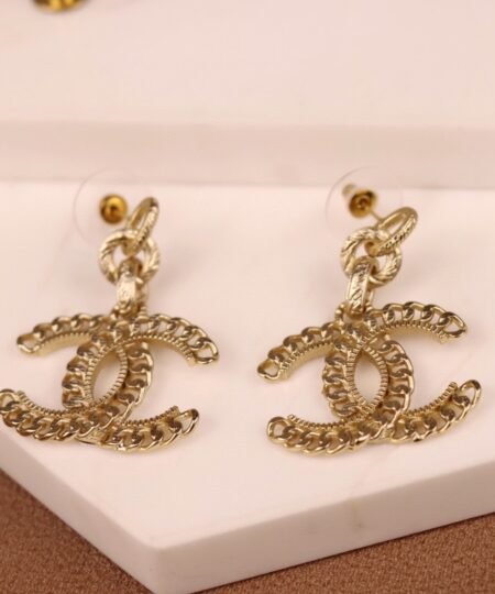 Alternative view of Chanel CC Earrings Gold For Women