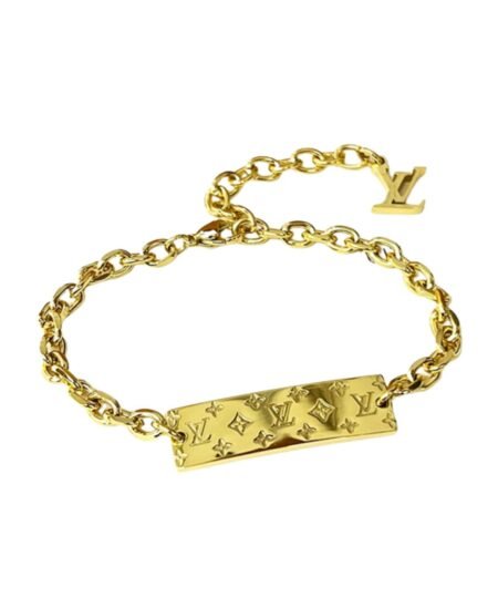 Louis Vuitton Chain Bracelet Gold For Women