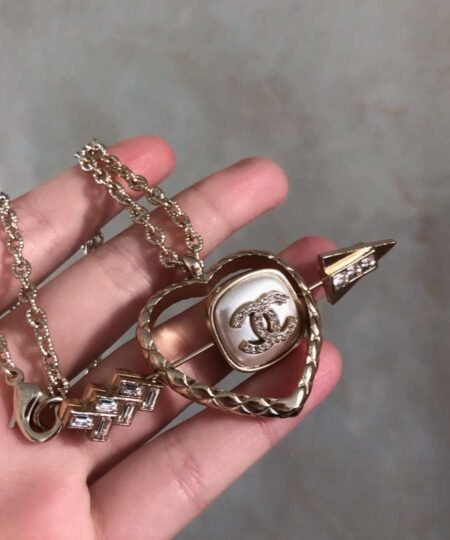 Alternative view of Chanel Arrow Necklaces Gold For Women