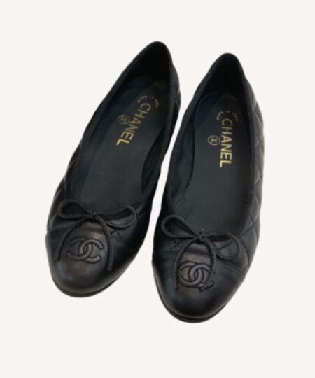 Chanel Ballet Flats Black For Women