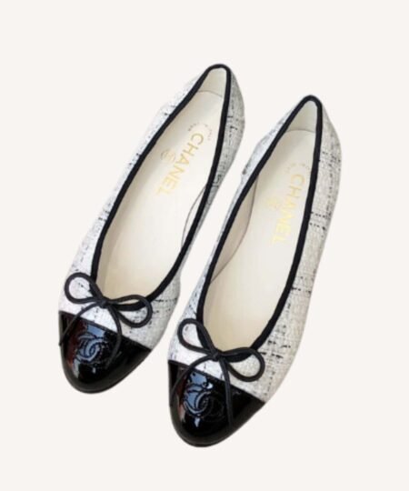 Chanel Ballet Flats White For Women