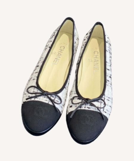 Chanel Ballet Flats White For Women