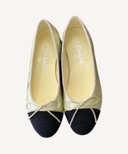 Chanel Ballet Flats Cream For Women