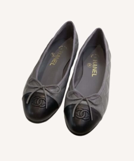 Chanel Ballet Flats Dark Green For Women